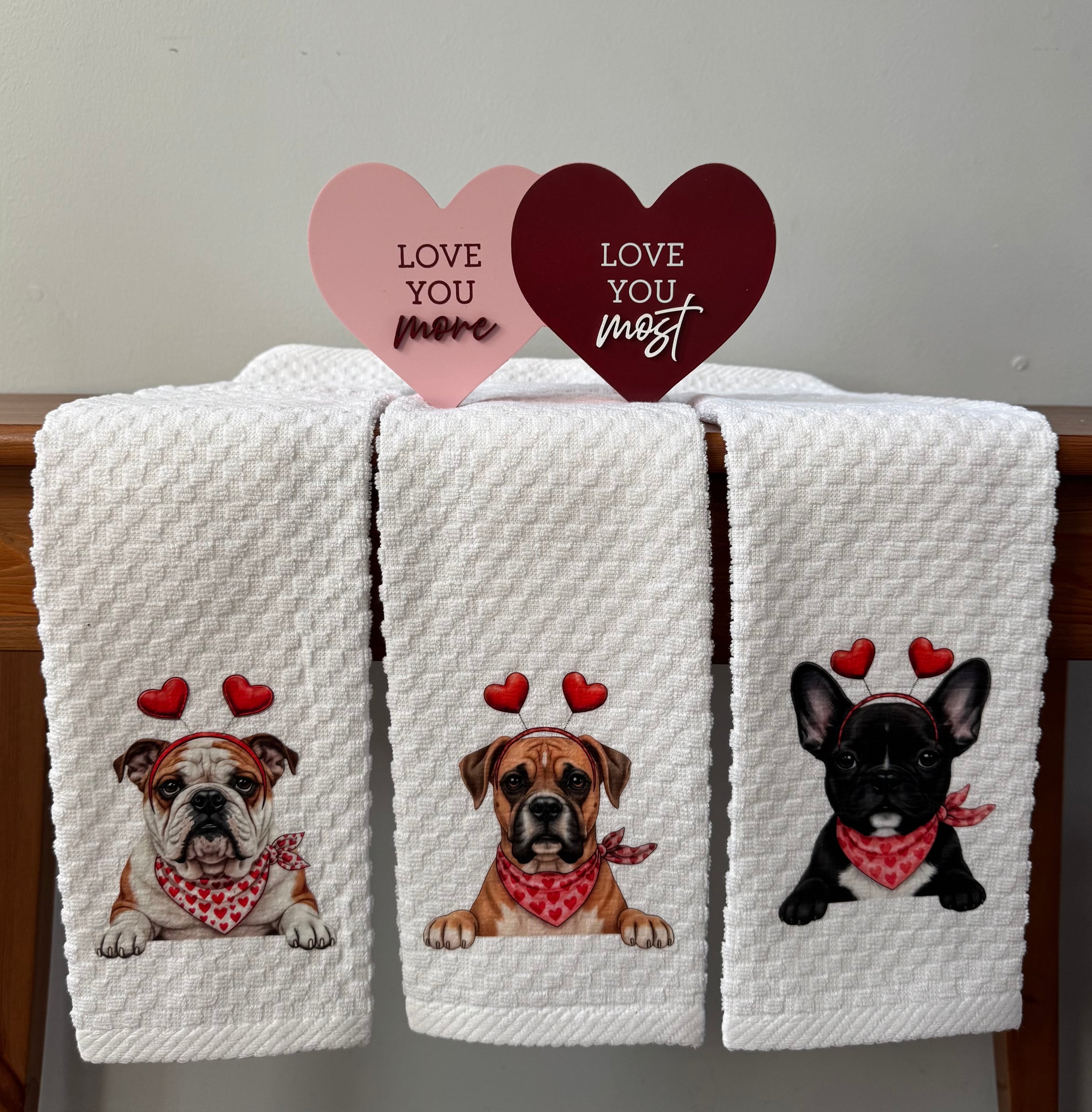 Sweet & Whimsical Dog Dish Towel