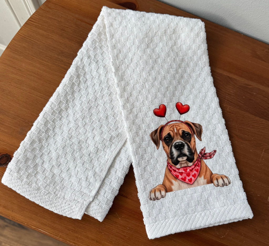 Sweet & Whimsical Dog Dish Towel